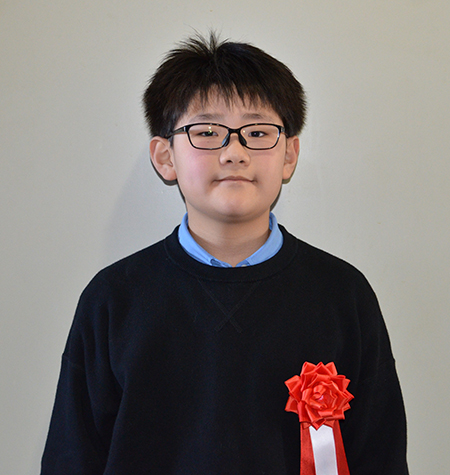 小学校高学年
(四年~六年)の部
南大分小学校六年長尾 真翔さん