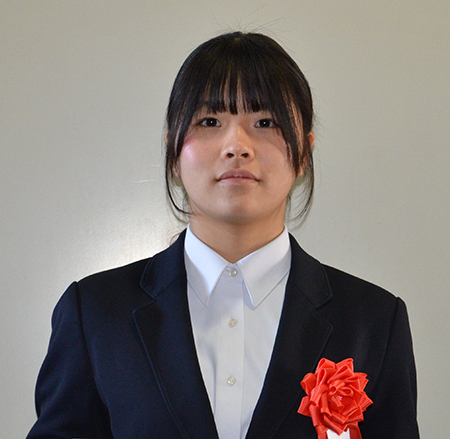 中学生の部 南大分中学校三年 木田 璃子(きだ りこ)さん